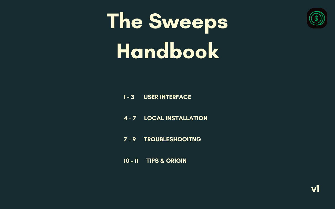 Sweeps Handbook